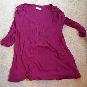 Maternity button down blouse